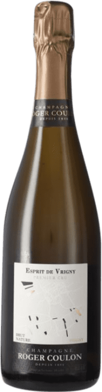 135,95 € Бесплатная доставка | Белое игристое Roger Coulon Esprit de Vrigny Premier Cru Природа Брута A.O.C. Champagne