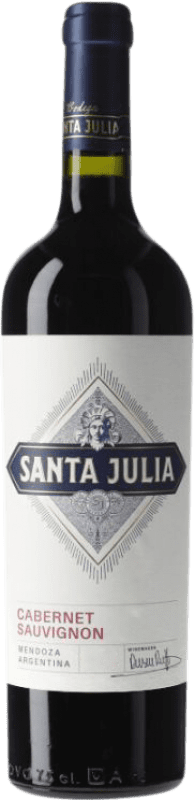 Free Shipping | Red wine Santa Julia I.G. Mendoza Mendoza Argentina Cabernet Sauvignon 75 cl