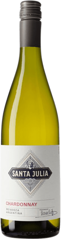 6,95 € Бесплатная доставка | Белое вино Santa Julia I.G. Mendoza