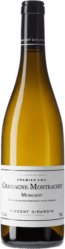 Envío gratis | Vino Blanco Vincent Girardin Morgeot 1er Premier Cru A.O.C. Chassagne-Montrachet Borgoña Francia Chardonnay 75 cl
