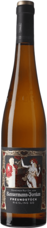 Envío gratis | Vino Blanco Dr. Von Bassermann-Jordan Freundstück Q.b.A. Pfälz Pfälz Alemania Riesling 75 cl