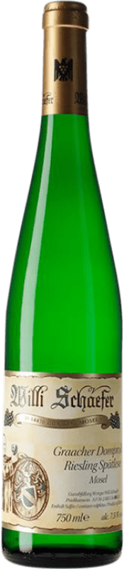 Envío gratis | Vino Blanco Willi Schaefer Graacher Domprobst Spätlese — VT Vendimia Tardía Q.b.A. Mosel Alemania Riesling 75 cl