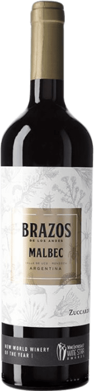 Бесплатная доставка | Красное вино Zuccardi Brazos de los Andes I.G. Mendoza Мендоса Аргентина Malbec 75 cl