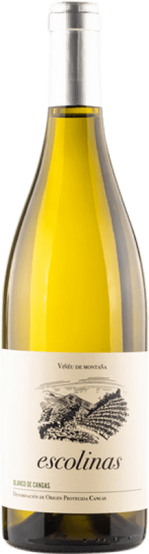 Envío gratis | Vino blanco Escolinas Blanco D.O.P. Vino de Calidad de Cangas Principado de Asturias España Albarín 75 cl