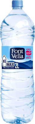 水 6個入りボックス Font Vella Maxi 特別なボトル 2 L