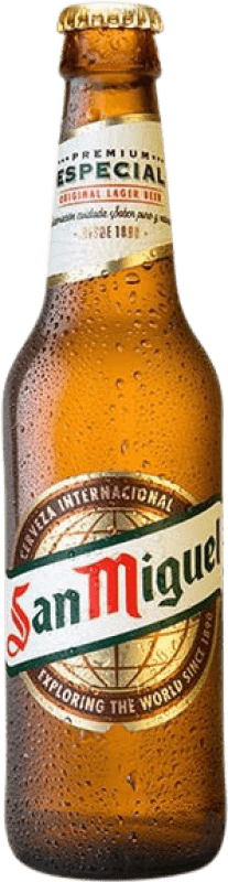 送料無料 | 24個入りボックス ビール San Miguel アンダルシア スペイン 1/3ボトル 33 cl リターナブルガラス