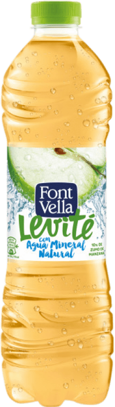 Free Shipping | 6 units box Water Font Vella Levité Manzana Spain 1 L