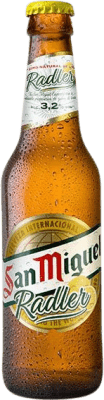 Cerveja Caixa de 30 unidades San Miguel Radler Vidrio RET Garrafa Pequena 20 cl