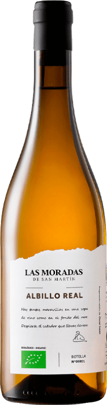 Free Shipping | White wine Las Moradas D.O. Vinos de Madrid Madrid's community Spain Albillo 75 cl