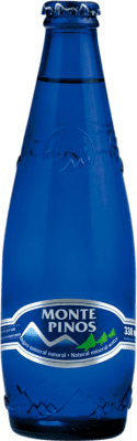 19,95 € | Коробка из 24 единиц Вода Monte Pinos Natural Vidrio Кастилия-Леон Испания треть литровая бутылка 33 cl