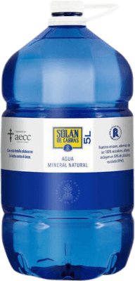 Eau Boîte de 3 unités Solán de Cabras Mineral Natural — Minérale Naturelle Jerrican 5 L PET