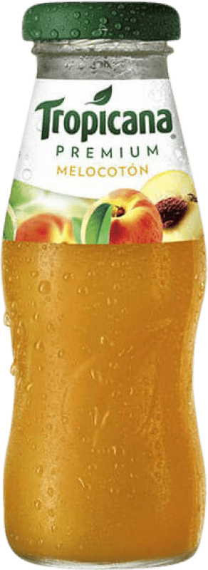 Kostenloser Versand | 24 Einheiten Box Softdrinks Tropicana Spanien Kleine Flasche 20 cl Melocotón — Pfirsich