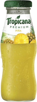 Refrescos e Mixers Caixa de 24 unidades Tropicana Piña Garrafa Pequena 20 cl