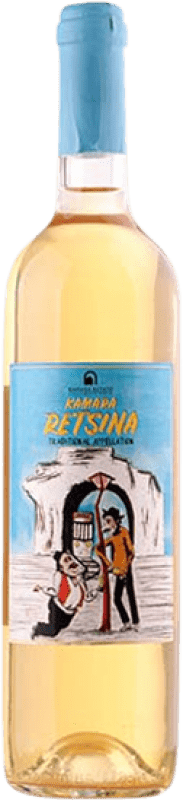 Бесплатная доставка | Белое вино Kamara Retsina Traditional Thessaloniki Греция Assyrtiko, Rhoditis 75 cl