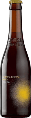 ビール 12個入りボックス Alhambra Ipa 3分の1リットルのボトル 33 cl