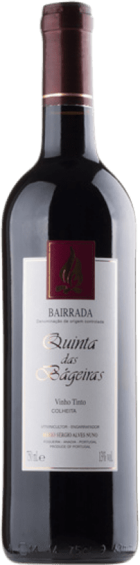 Free Shipping | Red wine Quinta das Bageiras Colheita Tinto D.O.C. Bairrada Portugal Baga 75 cl