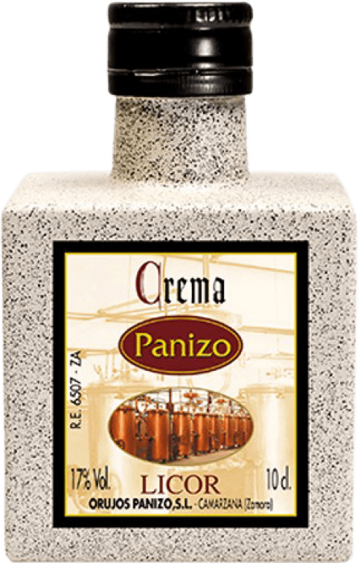 Free Shipping | Liqueur Cream Panizo Orujo Castilla y León Spain Miniature Bottle 5 cl