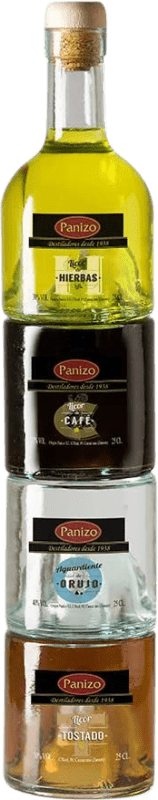 Envoi gratuit | Liqueurs Panizo Serie de 4 frascos Apilables Castille et Leon Espagne 1 L