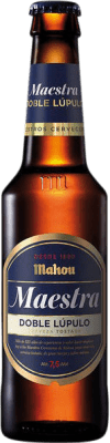 Bier 24 Einheiten Box Mahou Maestra Vidrio RET Drittel-Liter-Flasche 33 cl