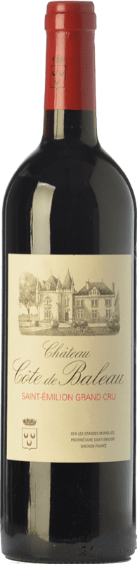 89,95 € | Красное вино Château Côte de Baleau A.O.C. Saint-Émilion Grand Cru Бордо Франция Merlot, Cabernet Sauvignon, Cabernet Franc бутылка Магнум 1,5 L