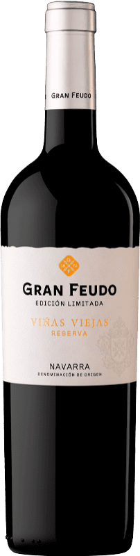 28,95 € | 红酒 Gran Feudo Viñas Viejas 预订 D.O. Navarra 纳瓦拉 西班牙 Tempranillo, Grenache 瓶子 Magnum 1,5 L