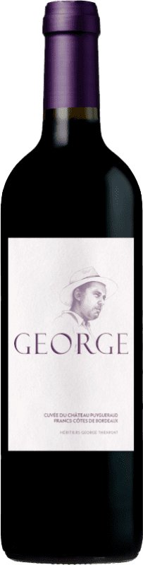 Free Shipping | Red wine Château Puygueraud George Cuvée du A.O.C. Côtes de Bordeaux Bordeaux France Merlot, Cabernet Franc, Malbec 75 cl