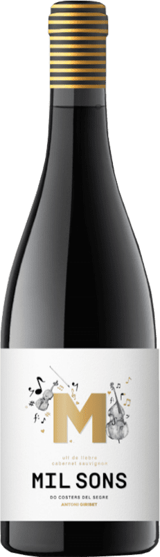 Бесплатная доставка | Красное вино Antoni Giribet Mil Sons D.O. Costers del Segre Испания Tempranillo, Cabernet Sauvignon 75 cl