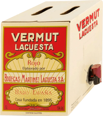 Vermouth Martínez Lacuesta Rojo Bouteille Spéciale 5 L