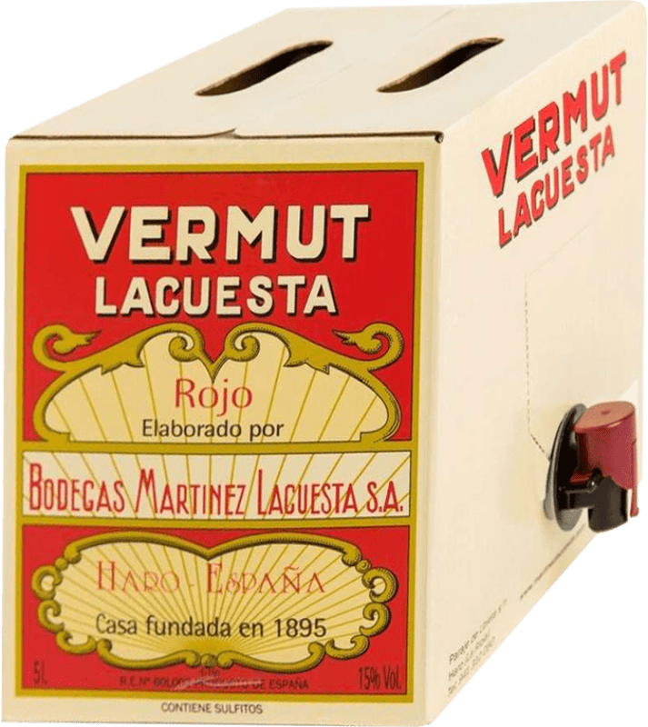 34,95 € Free Shipping | Vermouth Martínez Lacuesta Tinto — Red Special Bottle 5 L