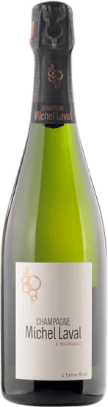 Envoi gratuit | Blanc mousseux Michel Laval Extra- Brut A.O.C. Champagne Champagne France Pinot Noir, Chardonnay, Pinot Meunier 75 cl