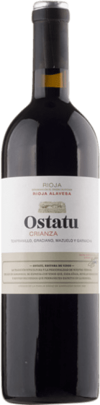 16,95 € Free Shipping | Red wine Ostatu Aged D.O.Ca. Rioja Medium Bottle 50 cl