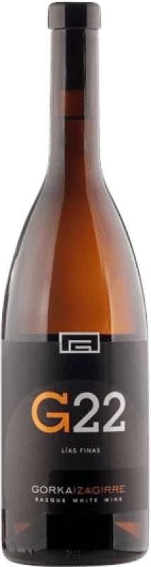 Envio grátis | Vinho branco Gorka Izagirre G22 D.O. Bizkaiko Txakolina País Basco Espanha Hondarribi Zerratia 75 cl