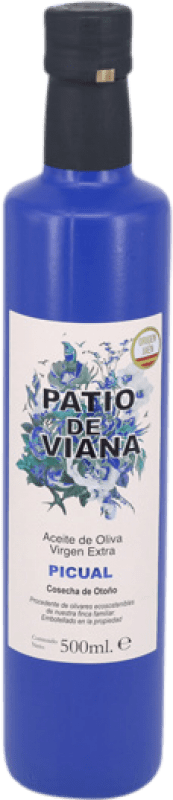 Envio grátis | Azeite de Oliva Palacio Marqués de Viana AOVE Virgem Extra Espanha Picual Garrafa Medium 50 cl