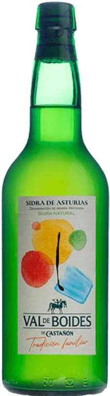 7,95 € Envio grátis | Sidra Llagar Castañón Val de Boides Natural D.O.P. Sidra de Asturias Manzana — Maçã