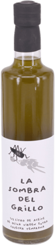 22,95 € Envio grátis | Azeite de Oliva Cobardes y Gallinas. La Sombra del Grillo Garrafa Medium 50 cl