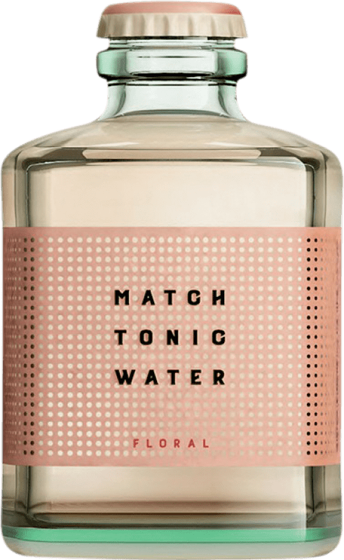 Free Shipping | 24 units box Soft Drinks & Mixers Match Tonic Water Floral Switzerland Small Bottle 20 cl