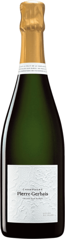 Kostenloser Versand | Weißer Sekt Pierre Gerbais Grains de Celles Extra Brut A.O.C. Champagne Frankreich Spätburgunder, Chardonnay, Weißburgunder 75 cl