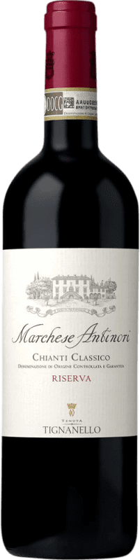 76,95 € | Red wine Marchesi Antinori Reserve D.O.C.G. Chianti Classico Italy Cabernet Sauvignon, Sangiovese Magnum Bottle 1,5 L