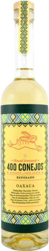 59,95 € | Mezcal Crista La Santa 400 Conejos Espadín Reposado Messico 70 cl