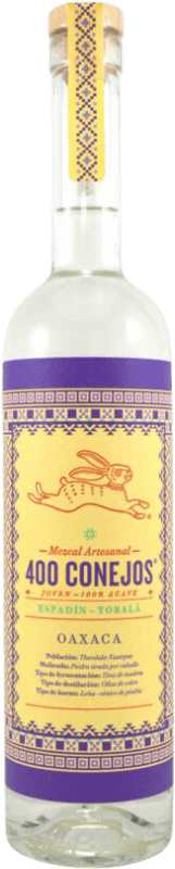 59,95 € | Mezcal Crista La Santa 400 Conejos Espadín Messico Agave Tobalá 70 cl