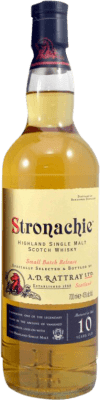 Single Malt Whisky AD Rattray. Stronachie Small Batch Release 10 Ans