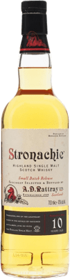 Single Malt Whisky AD Rattray. Stronachie Small Batch Release 10 Ans