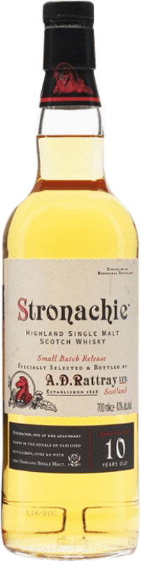 42,95 € | 威士忌单一麦芽威士忌 AD Rattray. Stronachie Small Batch Release 英国 10 岁 70 cl