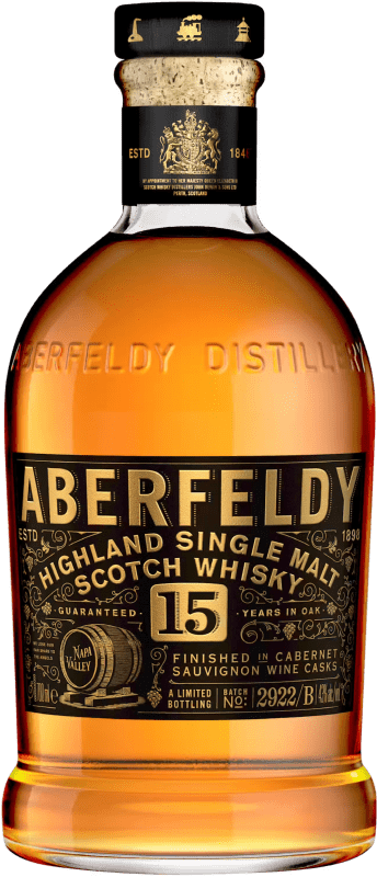 送料無料 | ウイスキーシングルモルト Aberfeldy Red Wine Cask I.G. Napa Valley ナパバレー イギリス Sauvignon 15 年 70 cl