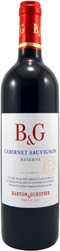 Free Shipping | Red wine Barton & Guestier Reserve I.G.P. Vin de Pays d'Oc Languedoc-Roussillon France Cabernet Sauvignon 75 cl