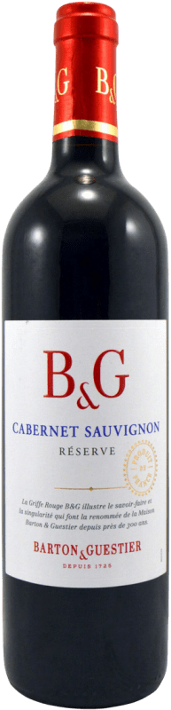 Envío gratis | Vino Tinto Barton & Guestier Reserva I.G.P. Vin de Pays d'Oc Languedoc-Roussillon Francia Cabernet Sauvignon 75 cl
