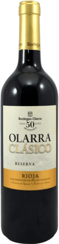 12,95 € | 红酒 Olarra Clásico 预订 D.O.Ca. Rioja 拉里奥哈 西班牙 Tempranillo 75 cl