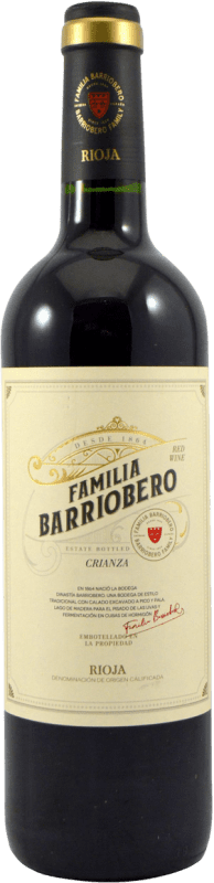 4,95 € 免费送货 | 红葡萄酒 Señorio de Barriobero. Familia Barriobero Crianza — 陈酿 D.O.Ca. Rioja