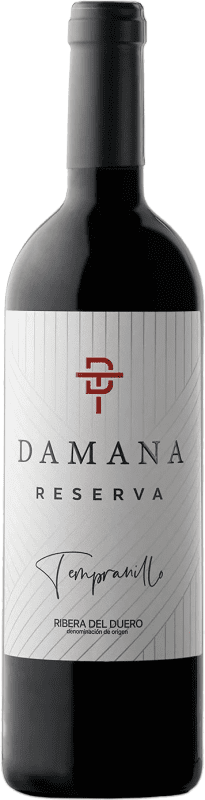 Kostenloser Versand | Rotwein Tábula Damana Reserve D.O. Ribera del Duero Kastilien und León Spanien Tempranillo 75 cl