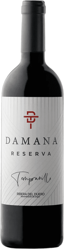 16,95 € | Vino tinto Tábula Damana Reserva D.O. Ribera del Duero Castilla y León España Tempranillo 75 cl